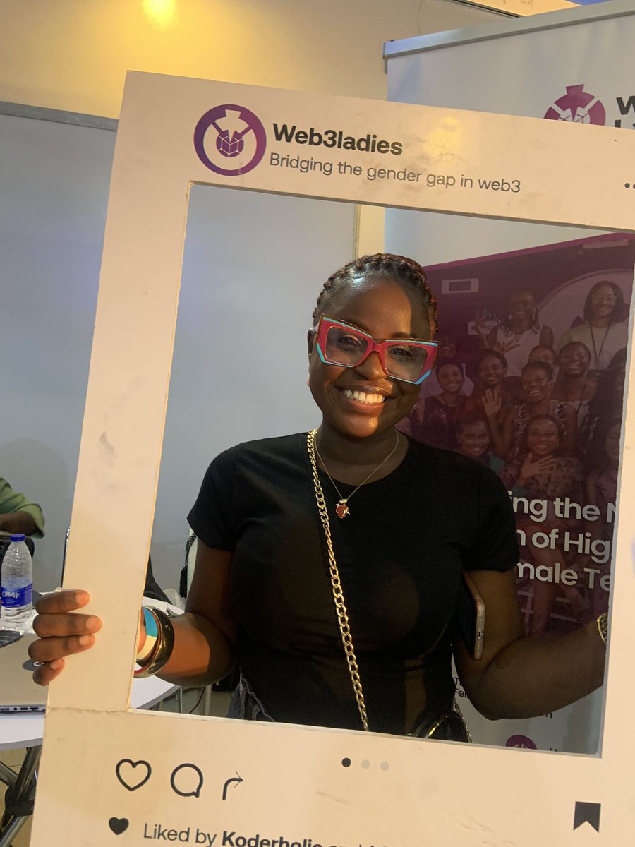 ExquiciteJaymee's tweet image. It&apos;s official 😍😍

@web3ladies #Web3Lagosconference