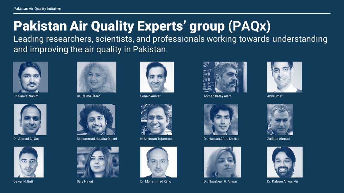 On the occasion of the #WorldCleanAirDay, we are pleased to introduce the Pakistan Air Quality Experts (PAQx) group: a ‘community of practice’ of researchers, scientists, professionals and organizations working towards understanding and improving the air quality in Pakistan. 1/2