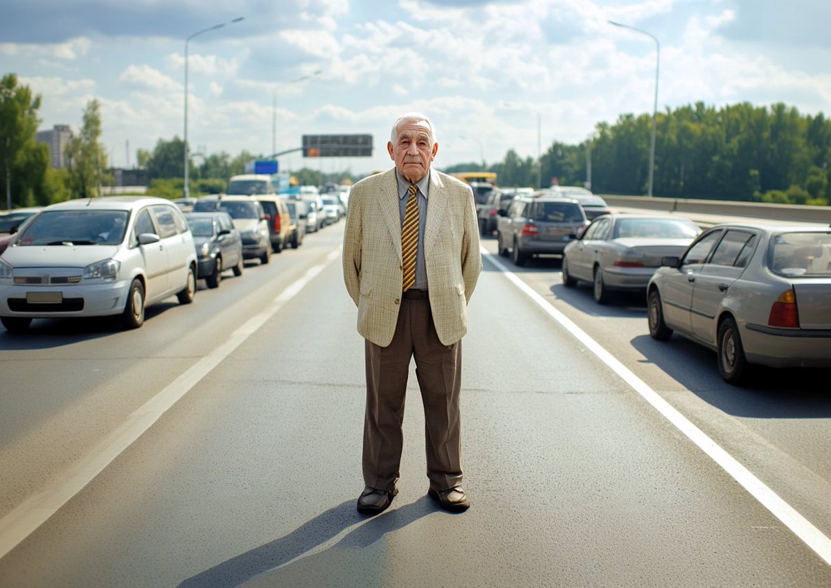 nemirna's tweet photo. Mini serija AI fotki.
Uživo s hrvatskih prometnica. Čuvari svih avenija i obilaznica. Čvrsto vjeruju da sve može biti pješački prijelaz ako se usudiš zakoračiti.
#midjourney https://t.co/9peBUPFbSQ