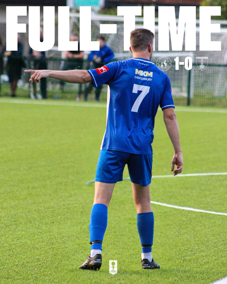 ⏱️ | 𝗙𝗨𝗟𝗟 𝗧𝗜𝗠𝗘

The Bay see out their first half lead and progress to the next round of the Isuzu FA Trophy!

🔵 1-0 🔴

#HBFC | #WeAreTheBay