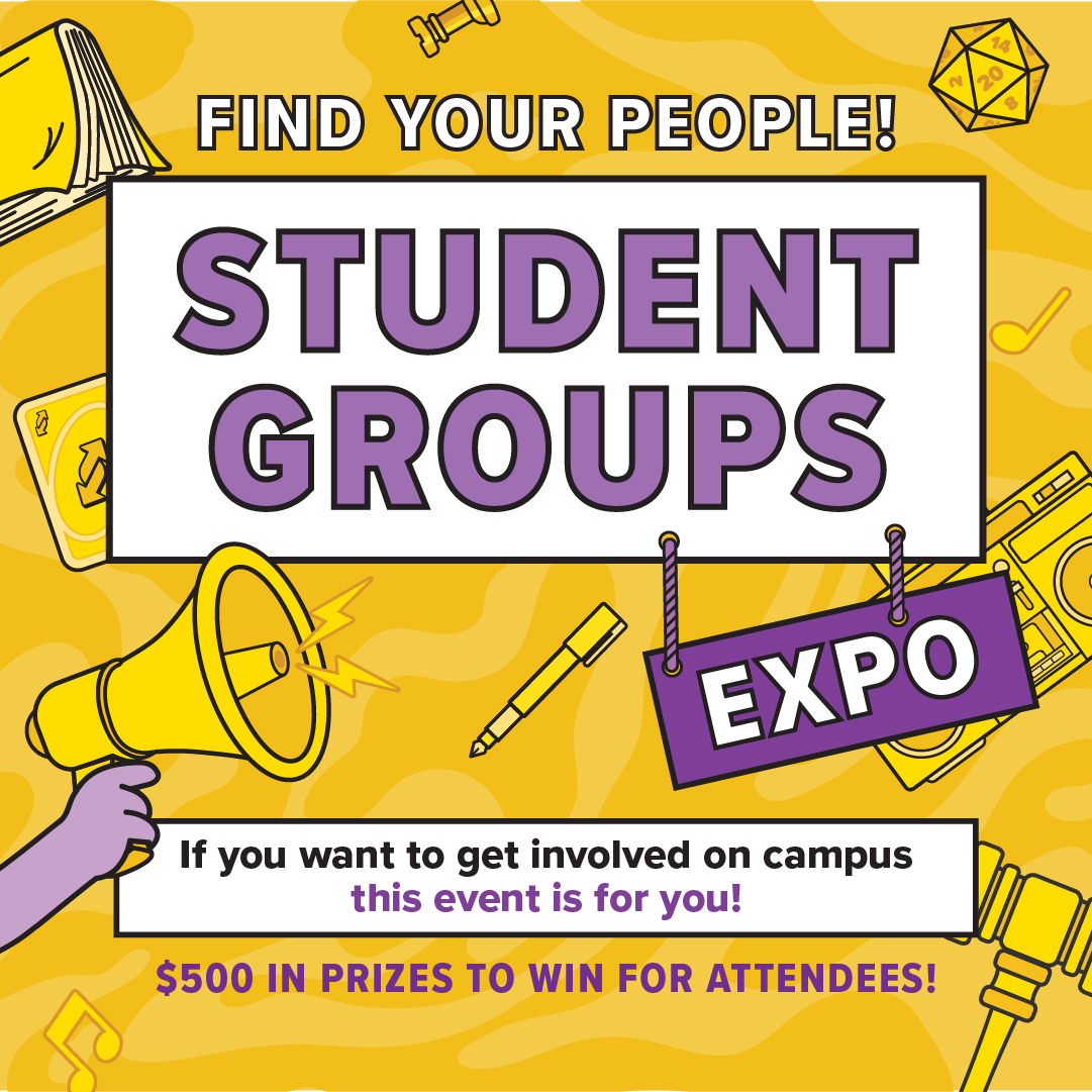 SAMacEwan's tweet image. STUDENT GROUPS EXPO⁠
⁠
Find your people this Fall and get involved on campus. There’s no better way to connect on campus and meet new friends with common interests. 
⁠
Visit samu.ca/sgexpo to find out more!⁠
⁠
#samacewan #studentgroups #yegdt