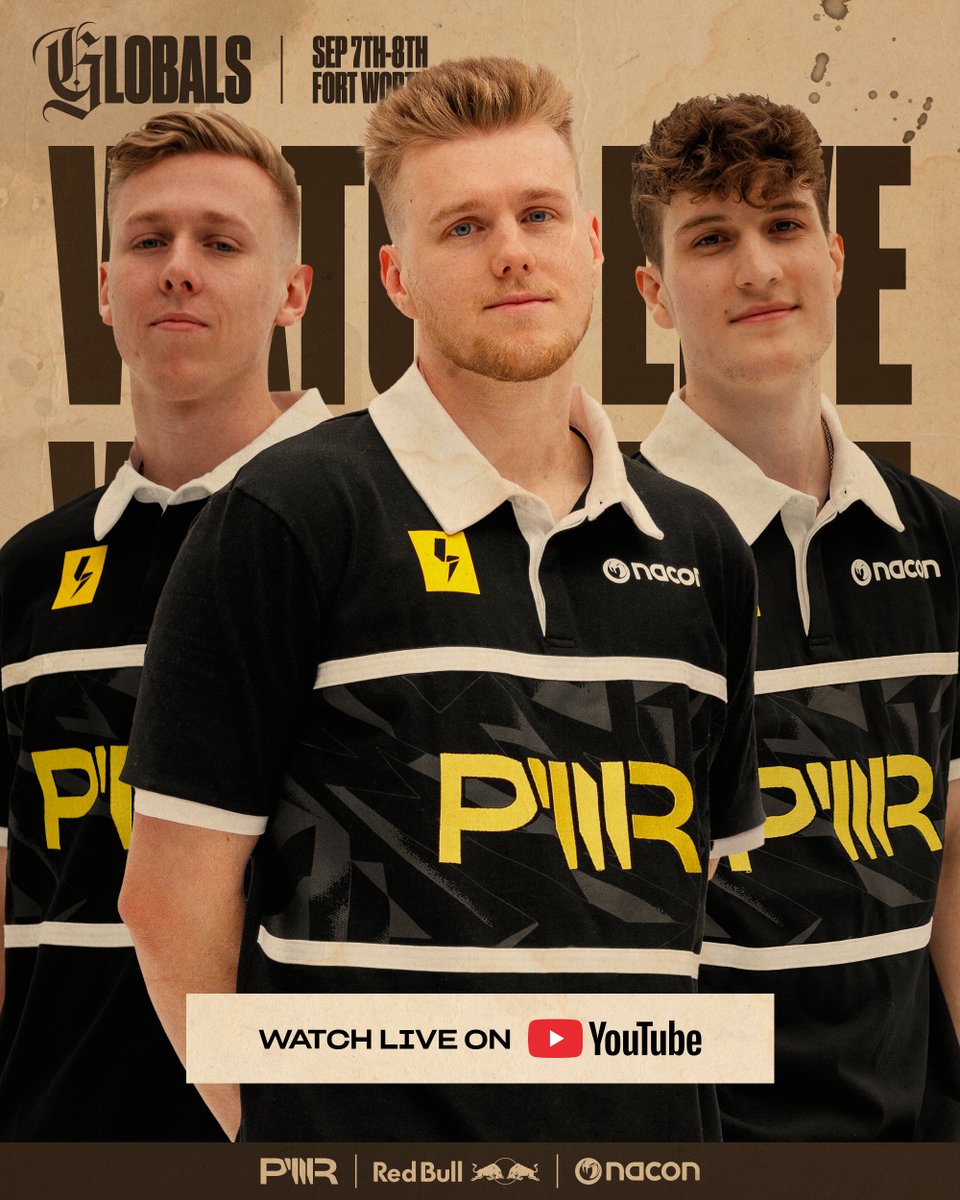 TeamPWR's tweet image. LIVE FROM FORT WORTH, TEXAS 🐎

Tune into the FNCS Globals PWR watch party with @LachlanYT, @ChanzesTTV, and @overstrand ⚡️

⏰ 2:35 AM AEST | youtube.com/live/QuEfSfkI0…
