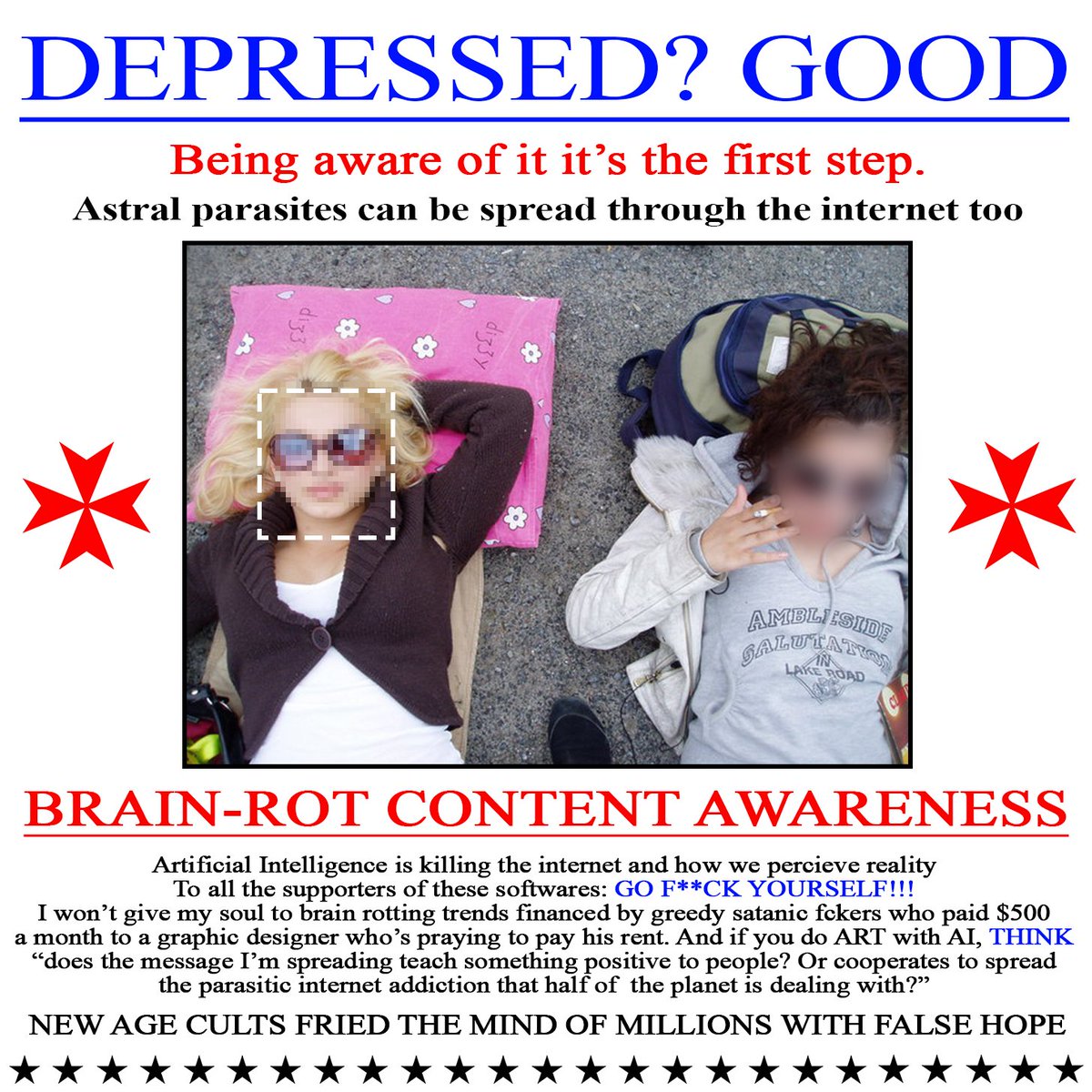 ELITE_NETWORK_'s tweet image. Depressed? Good.