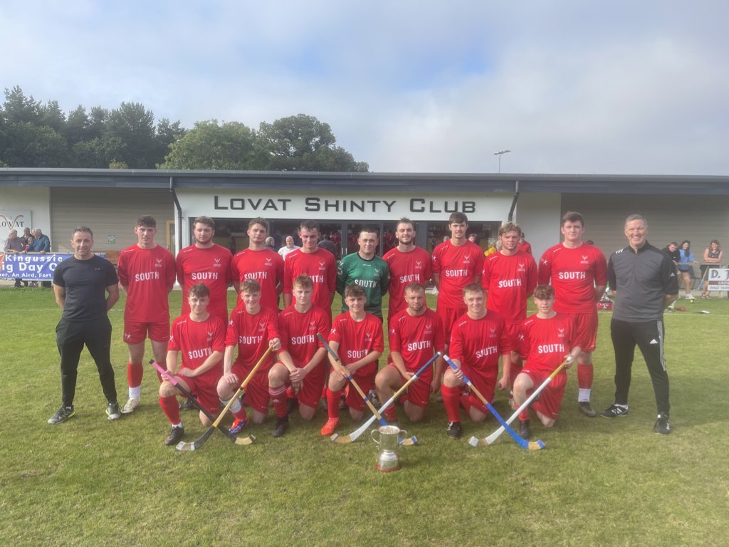 Congratulations to the South of Scotland defeating the North of Scotland 3-1 to be crowned 2024 Caol Cup winners! #shinty