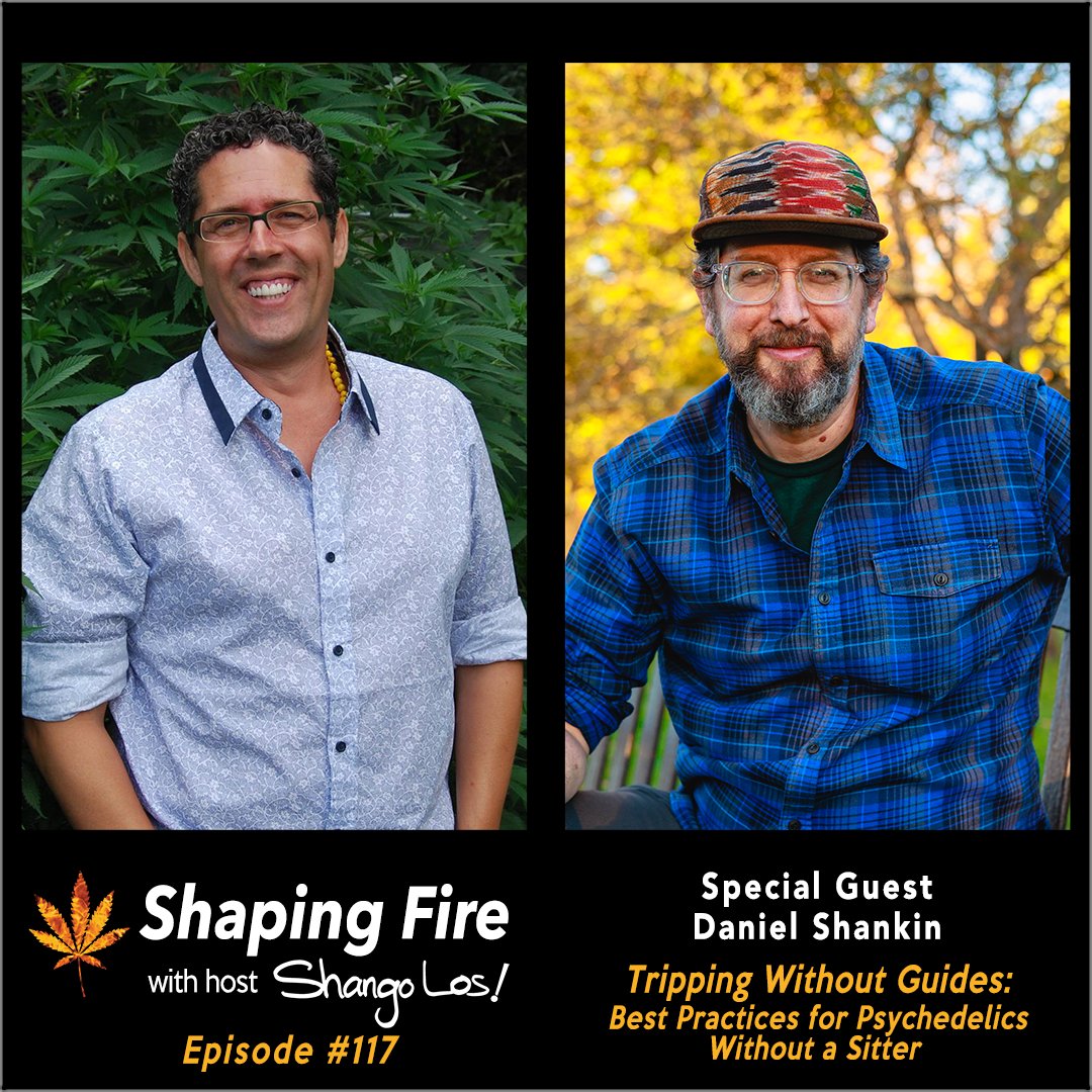 ShapingFire's tweet image. Host @ShangoLos talks with psychedelic integration specialist Daniel Shankin about preparing for your psychedelic experience tripping by yourself or with friends, and how to integrate the lessons you received during your experience so you can use them in your everyday life.