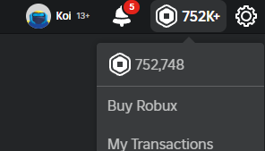100k #robux giveaway !!

10 winners, 10k each ♡

— follow me &amp; <a href="/koisdev/">3koi</a> ( w 🔔 )
— follow ; roblox.com/users/91446747…
— join ; discord.gg/koi

higher chance :: stay active &amp; retweet with robux related tags