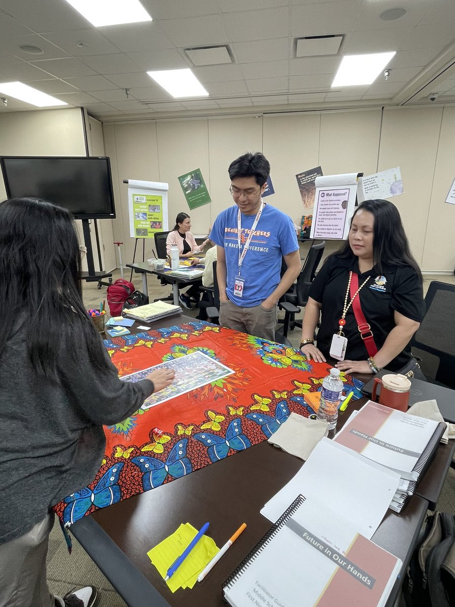 AldineAEA's tweet photo. Accelerated English Academy teachers are planning and rehearsing for impactful instruction this Saturday morning! Thank you to these lead learners for their engagement and dedication to our @AldineISD newcomers! #AldineImpact https://t.co/hTpujXtP9A