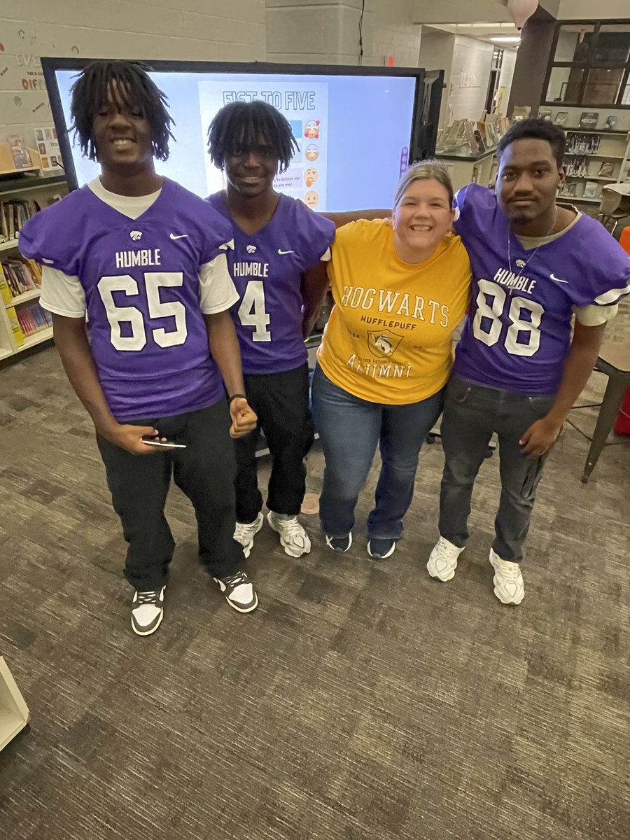 Tiena Zambuto (@mrs_zambutohe) on Twitter photo We had some special visitors during our guidance lesson! We love when HE Alum come to visit!! ๐๐๐พ<a href="/FootballHumble/">Humble Wildcats FB</a> <a href="/MrCosby_HHS/">Mr. Cosby</a> <a href="/SMRob_Counselor/">H.E. Rocks!</a> #HumbleElementary #Community #HumbleISD #Big10 We had some special visitors during our guidance lesson! We love when HE Alum come to visit!! ๐๐๐พ<a href="/FootballHumble/">Humble Wildcats FB</a> <a href="/MrCosby_HHS/">Mr. Cosby</a> <a href="/SMRob_Counselor/">H.E. Rocks!</a> #HumbleElementary #Community #HumbleISD #Big10