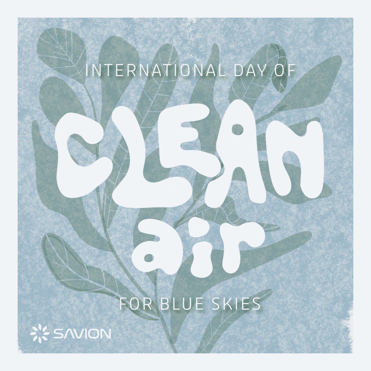 Breathe easy, it’s International Day of Clean Air!💙
Let's commit to improving air quality and reducing pollution for the sake of our health and our planet. Cleaner air means healthier lives and bluer skies. 🌍
Together, we can make a difference. #CleanAir  #Sustainability