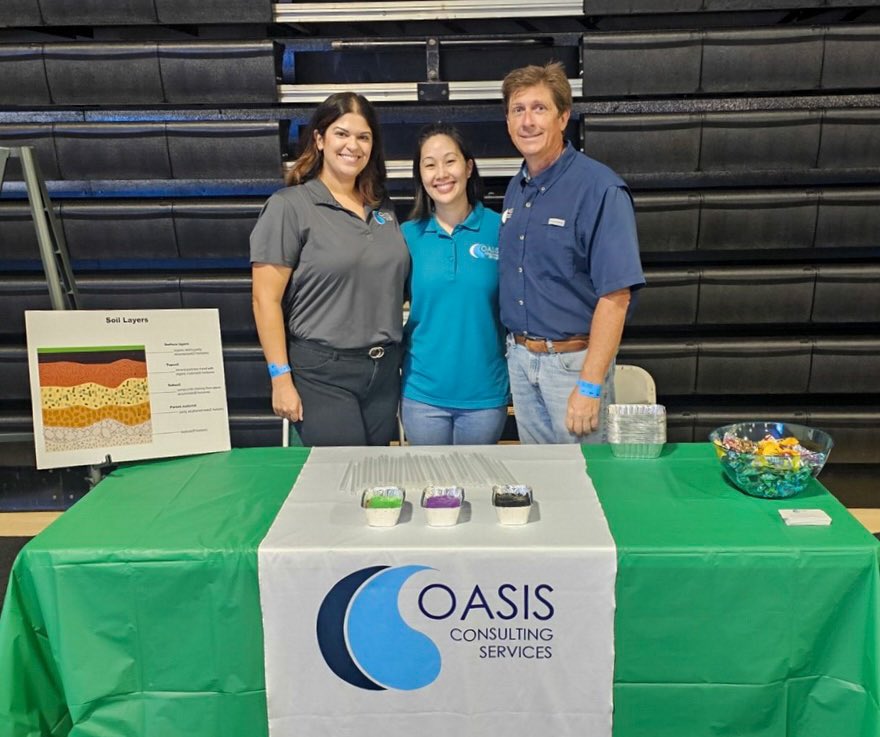 Oasis_CS's tweet image. Members of the Oasis team enjoyed teaching 3rd-8th grade students about geotechnical engineering using Play-Doh at @ACECGA #STEMDay2024 The future is bright! 😎