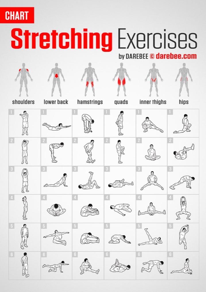 Stretching Exercises 👇👇👇