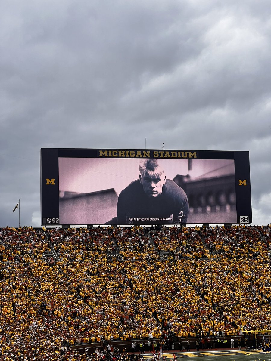 TheStalwart's tweet image. One thing I’ll admit is that the Michigan intro voiced by James Earl Jones is truly goated