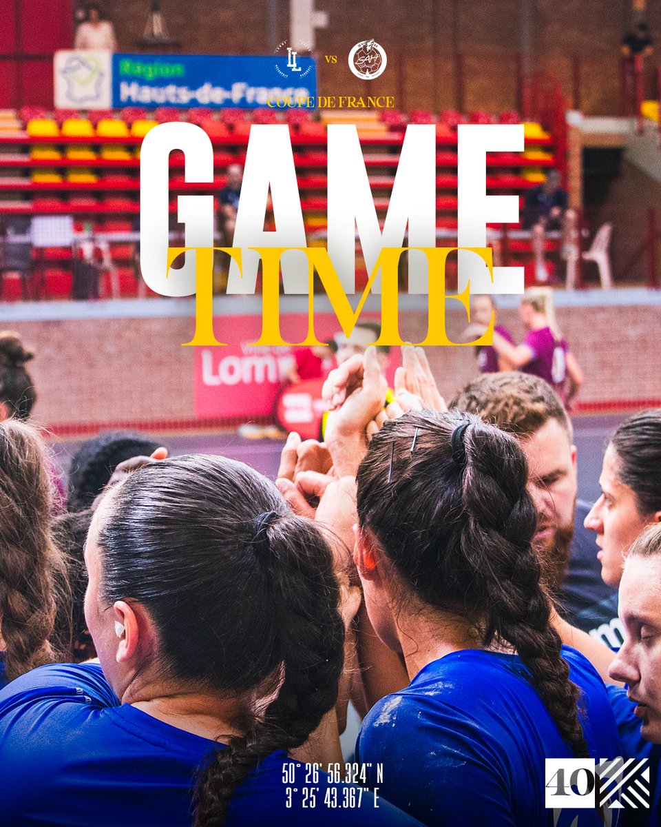 𝗗𝗘́𝗕𝗨𝗧 𝗗𝗨 𝗠𝗔𝗧𝗖𝗛

C'est parti pour ce premier tour de Coupe de France 🆚 Lomme !

Allez les Louves ! 🐺🔥
#SAHPH #Louves