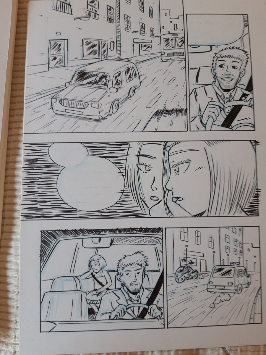 Esta semana no he actualizado Loose Cannons por estar haciendo bricomanía, pero mientras limpiaba he encontrado cosas que creía perdidas, como las páginas de la versión original de El violín mágico que dibujé en 2014.