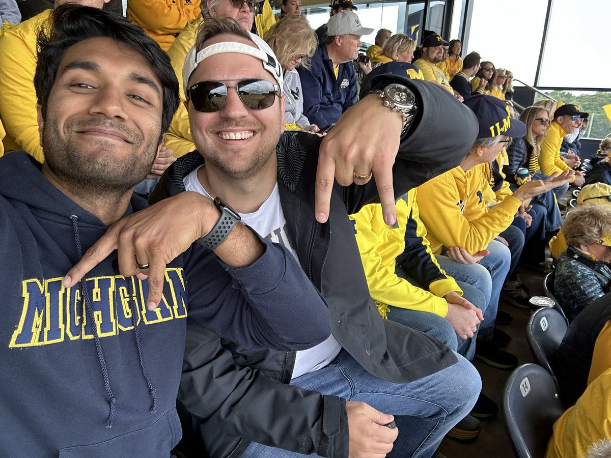 Daniel A. Triner MD PhD (@trinerdaniel) on Twitter photo Go Blue!!! Please don’t fire us <a href="/gpalapa2/">Ganesh Palapattu</a>
thanks Julian Wan for the tickets! <a href="/ApoorvDhir/">Apoorv Dhir</a> Go Blue!!! Please don’t fire us <a href="/gpalapa2/">Ganesh Palapattu</a>
thanks Julian Wan for the tickets! <a href="/ApoorvDhir/">Apoorv Dhir</a>
