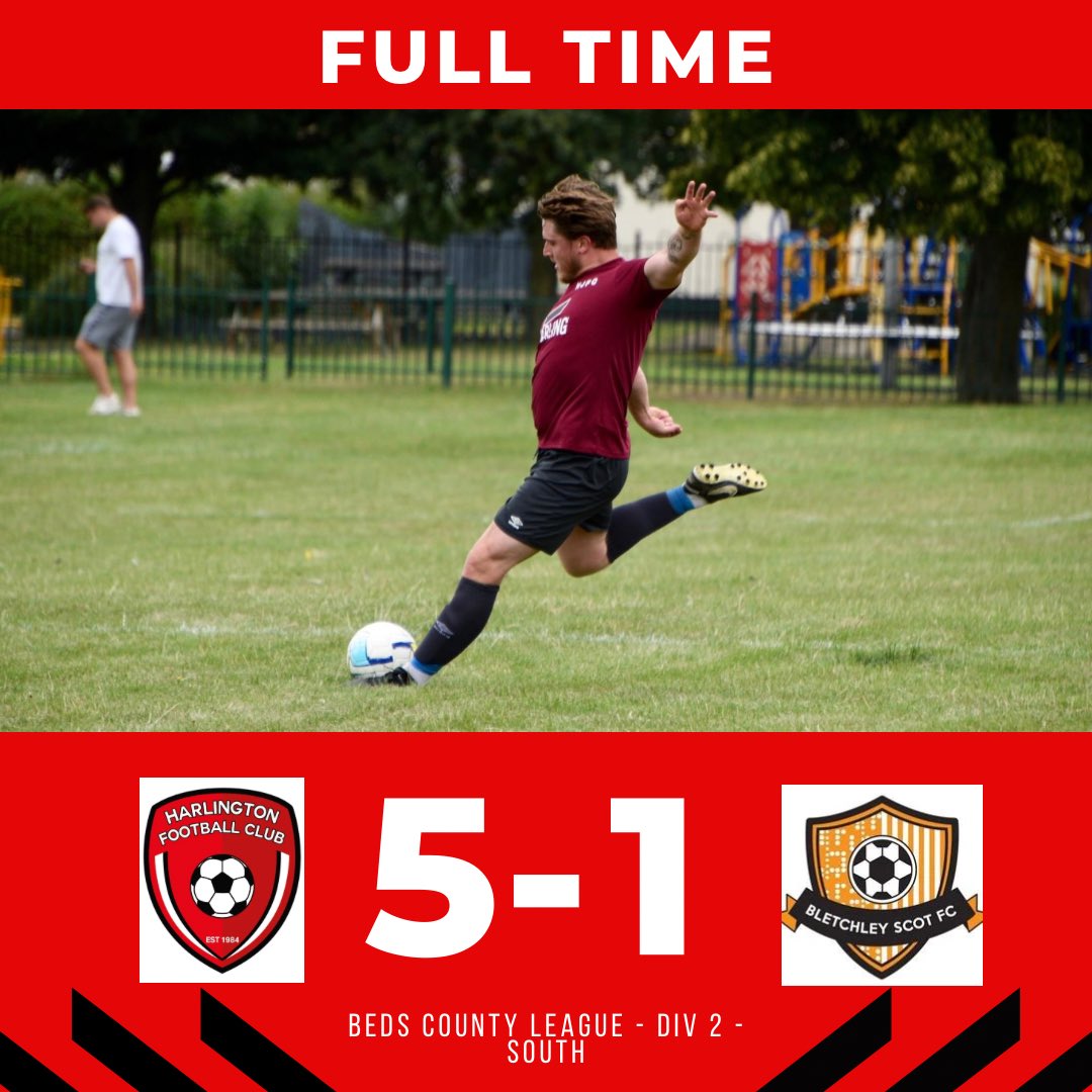 BIG WIN! A great start to the league season with a dominant 5-1 win at the fortress! Well done to all the lads an unreal performance! Good luck <a href="/bletchleyscotfc/">Bletchley Scot FC</a> for the rest of the season 🤝

Goals:
X 2 <a href="/CookerzCooksley/">Glenn Cooksley</a> 
X 1 Martin
X1 Sam Roberts
X 1 <a href="/Cody_ONeill96/">Cody O'Neill</a>