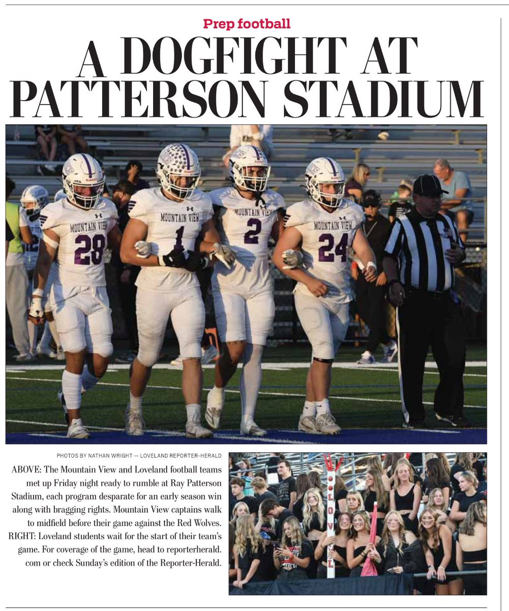MVHS Football (@mvlionsfootball) on Twitter photo A dogfight it was. The outcome wasn’t what we wanted, but proud of how our boys played - all heart, with class, and never said die. #skoview #thisishsfootball
📸 reporter herald <a href="/NateWright979/">Nathan Wright</a> A dogfight it was. The outcome wasn’t what we wanted, but proud of how our boys played - all heart, with class, and never said die. #skoview #thisishsfootball
📸 reporter herald <a href="/NateWright979/">Nathan Wright</a>