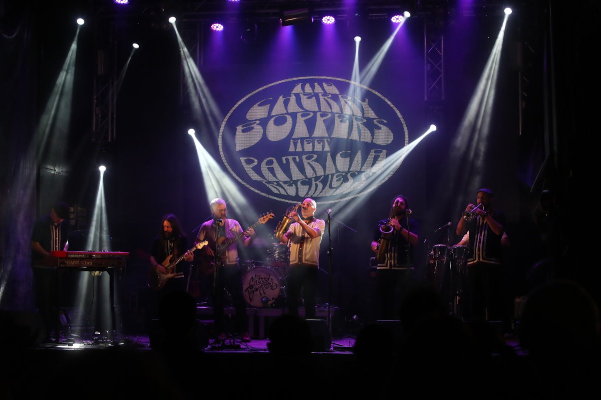HWeekender's tweet photo. The Cherry Boppers and Patricia Reckless alejaron todas las nubes en #Ponferrada #Bierzo con su cañonazo de #funk.Imposible terminar mejor la edición de este año . Eskerrik asko #Fiestasdelaencina24 https://t.co/kPB6sRLfz6