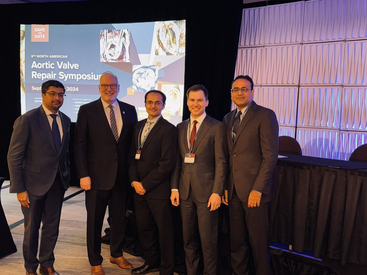 Aortic Valve Repair Symposium (@avrs2024) on Twitter photo Another successful program in the books! Course directors <a href="/BavariaMd/">Joe Bavaria, MD</a> <a href="/NimeshDesaiMD/">Nimesh Desai MD PhD</a>, <a href="/PrashanthVall12/">Prashanth Vallabhajosyula, MD, MS</a> <a href="/John_J_Kelly_MD/">John J. Kelly, MD</a> and Munir Boodhwani after an amazing two days! #AVRS2024 Another successful program in the books! Course directors <a href="/BavariaMd/">Joe Bavaria, MD</a> <a href="/NimeshDesaiMD/">Nimesh Desai MD PhD</a>, <a href="/PrashanthVall12/">Prashanth Vallabhajosyula, MD, MS</a> <a href="/John_J_Kelly_MD/">John J. Kelly, MD</a> and Munir Boodhwani after an amazing two days! #AVRS2024