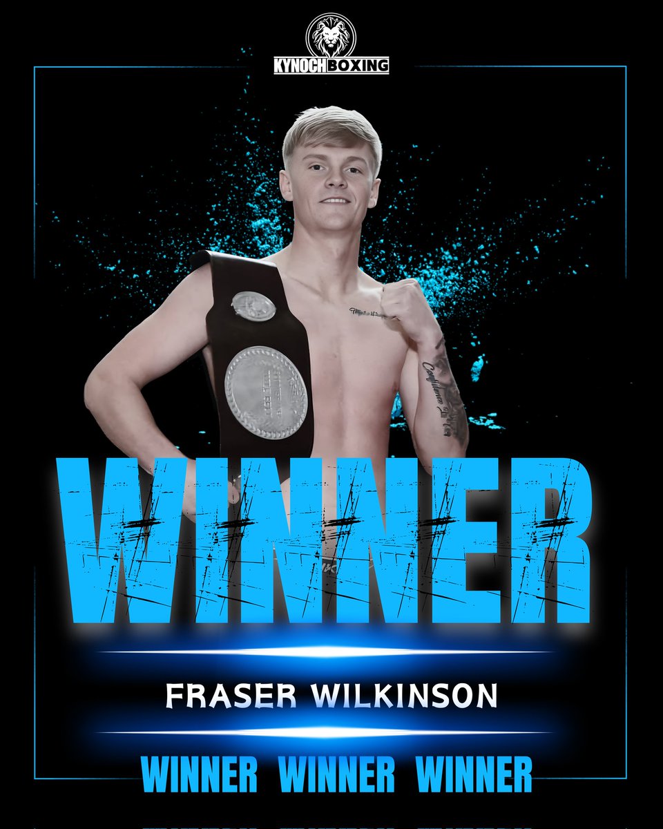 Wilko Winner 🥊

A dominant display from reigning Scottish Middleweight champion <a href="/fraserwilko/">Fraser wilkinson</a> in Aberdeen this evening.💥

Fraser controls the contest, landing some nice combinations to earn a one-sided points decision.

#boxing #kynochboxing