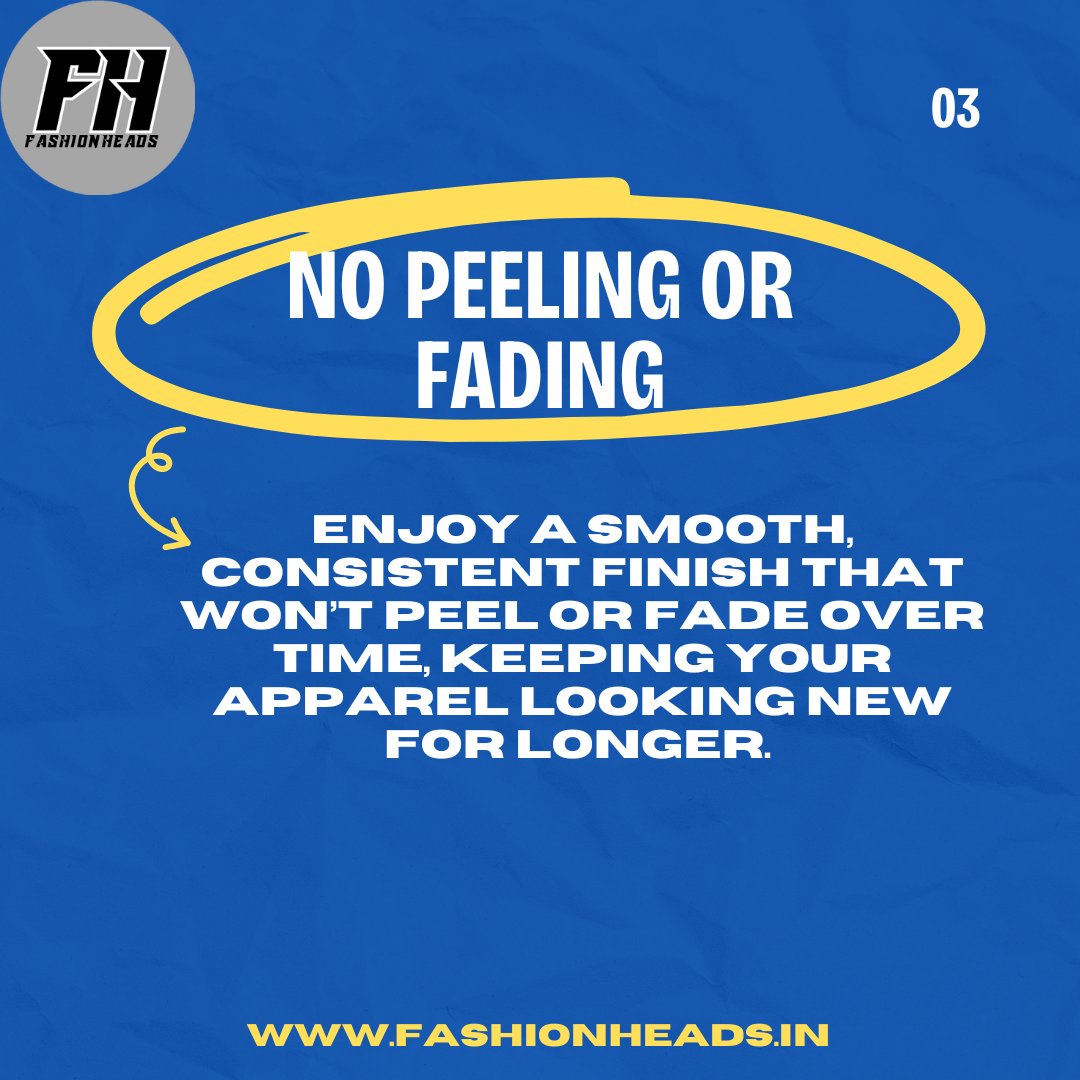 _fashionheads_'s tweet image. "Discover the magic of DTF printing! ✨ From vibrant colors and high detail to durability and comfort, our prints are designed to last and look amazing. Perfect for any fabric. #DTFPrinting #VibrantDesigns #FashionHeads #PrintPerfection"