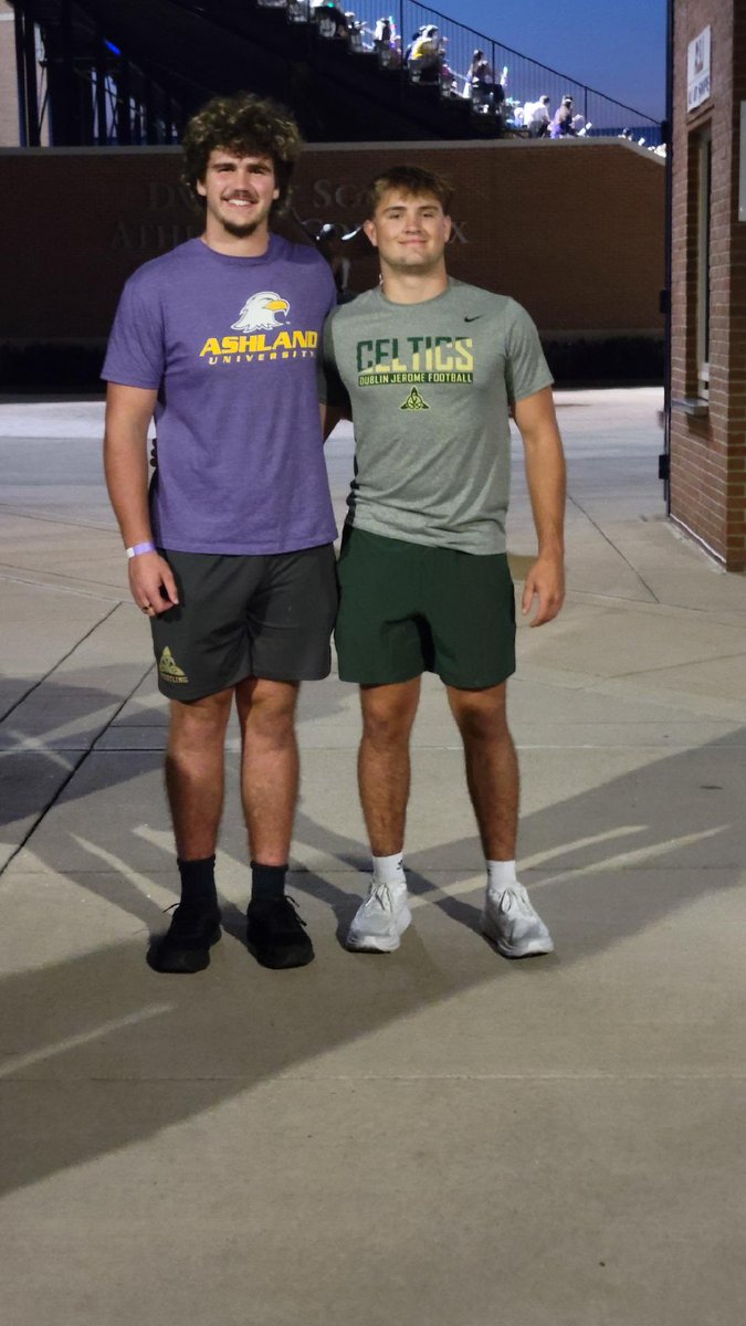 Corbin Wilson (@corbinwilson25) on Twitter photo Had fun with <a href="/MattJAttwood/">Matthew Attwood</a> at Ashland’s kickoff game!
Thanks for having me out <a href="/JimCordle63/">Jim Cordle</a>! Had fun with <a href="/MattJAttwood/">Matthew Attwood</a> at Ashland’s kickoff game!
Thanks for having me out <a href="/JimCordle63/">Jim Cordle</a>!