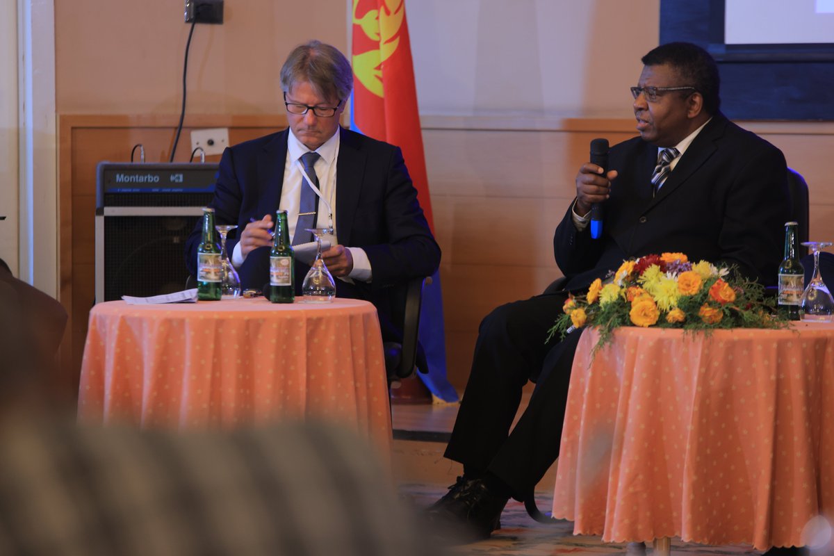 MoJ_Eritrea's tweet photo. A sharing of experience, focusing on synergies of development processes was conducted as last session of 2nd day of dialogue.Participants Prof. Salvatore Mancuso,Prof. Edgardo Sobenes @edgardosobob,Prof. Martin Ndende &amp; Mr. Munir Omer were moderated by Prof. Jean-Marc Thouvenin. https://t.co/1re7EImuQq