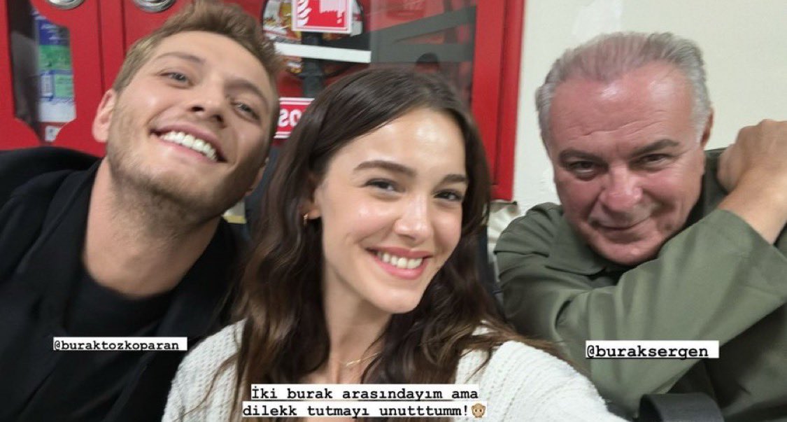 TvDunyasii's tweet photo. Burak Tozkoparan, Hafsanur Sancaktutan ve Burak Sergen 🖤

#SiyahKalp Set https://t.co/elLSunGdzN