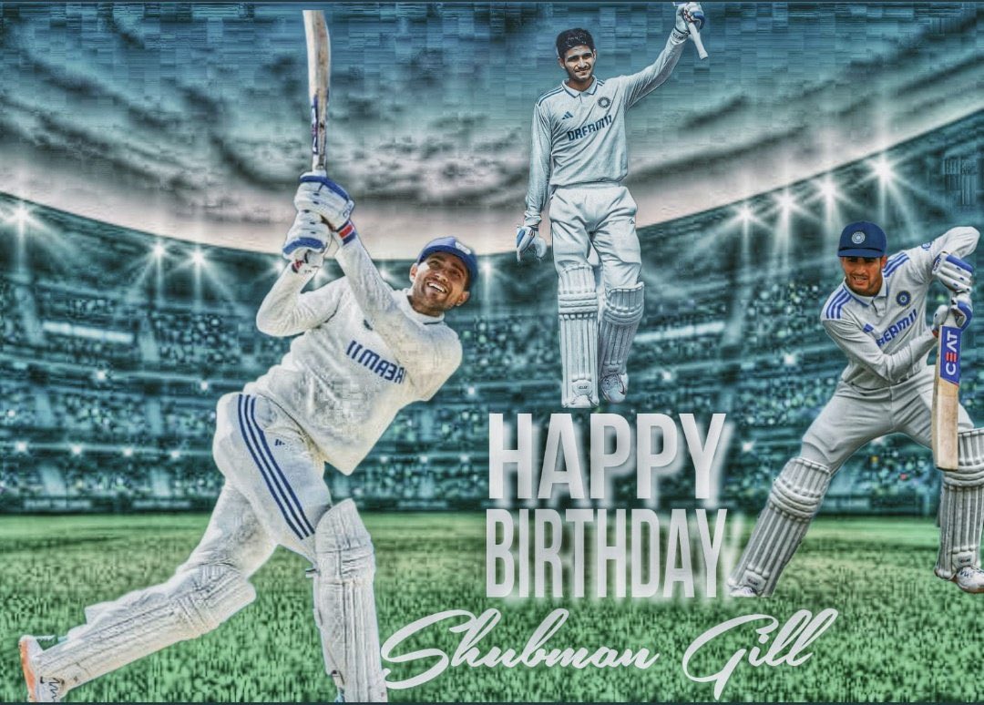 realityshowupda's tweet photo. happy  birthday @ShubmanGill sir https://t.co/bGaEowjR11