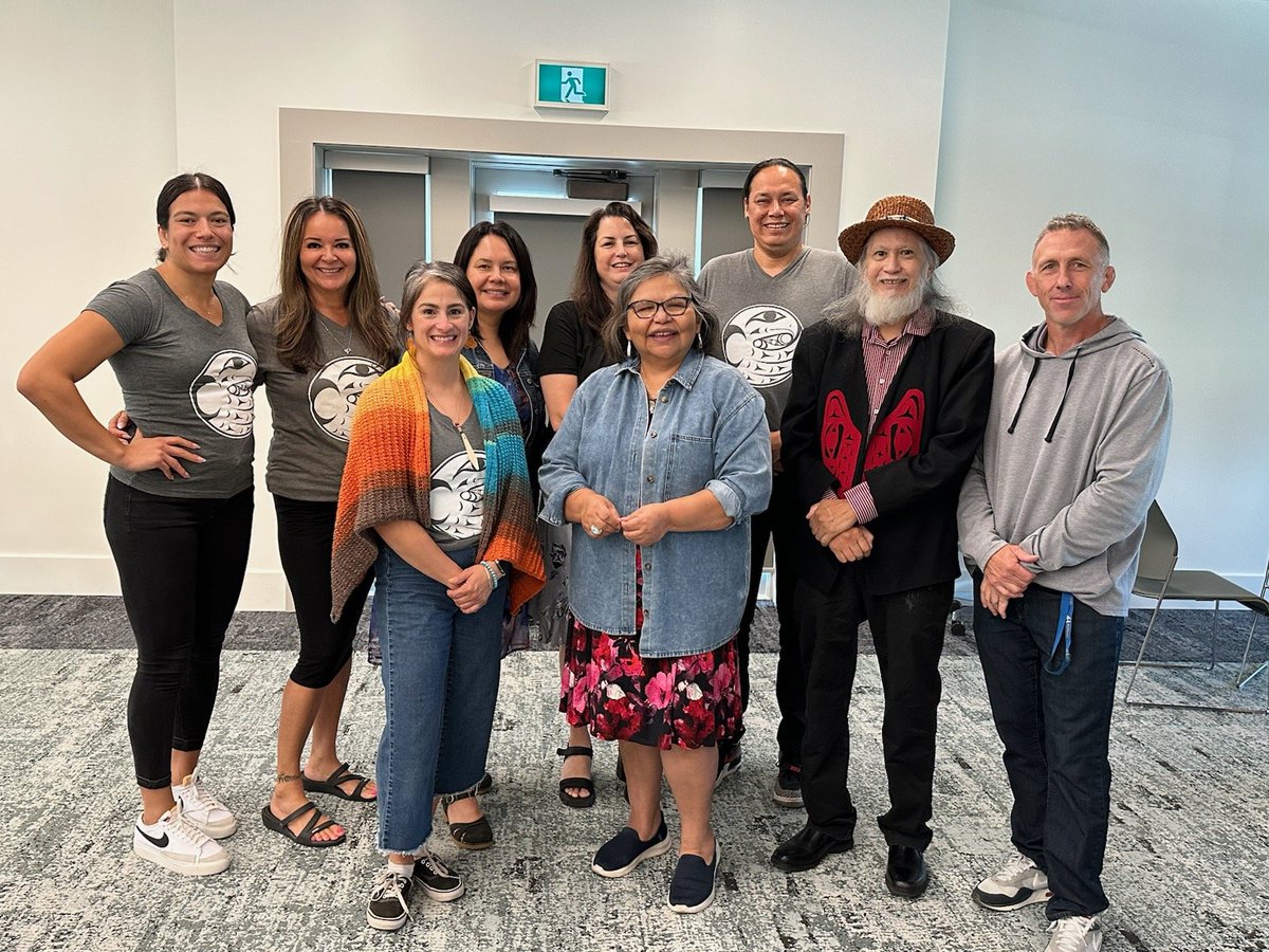 The Burnaby Indigenous Resource Team with Squamish Elders Delhia and Latash Nahanee. Wonderful teachings and ceremony to start us off in a good way ad we begin our new school year. We are blessed, Kichi Miigwetch