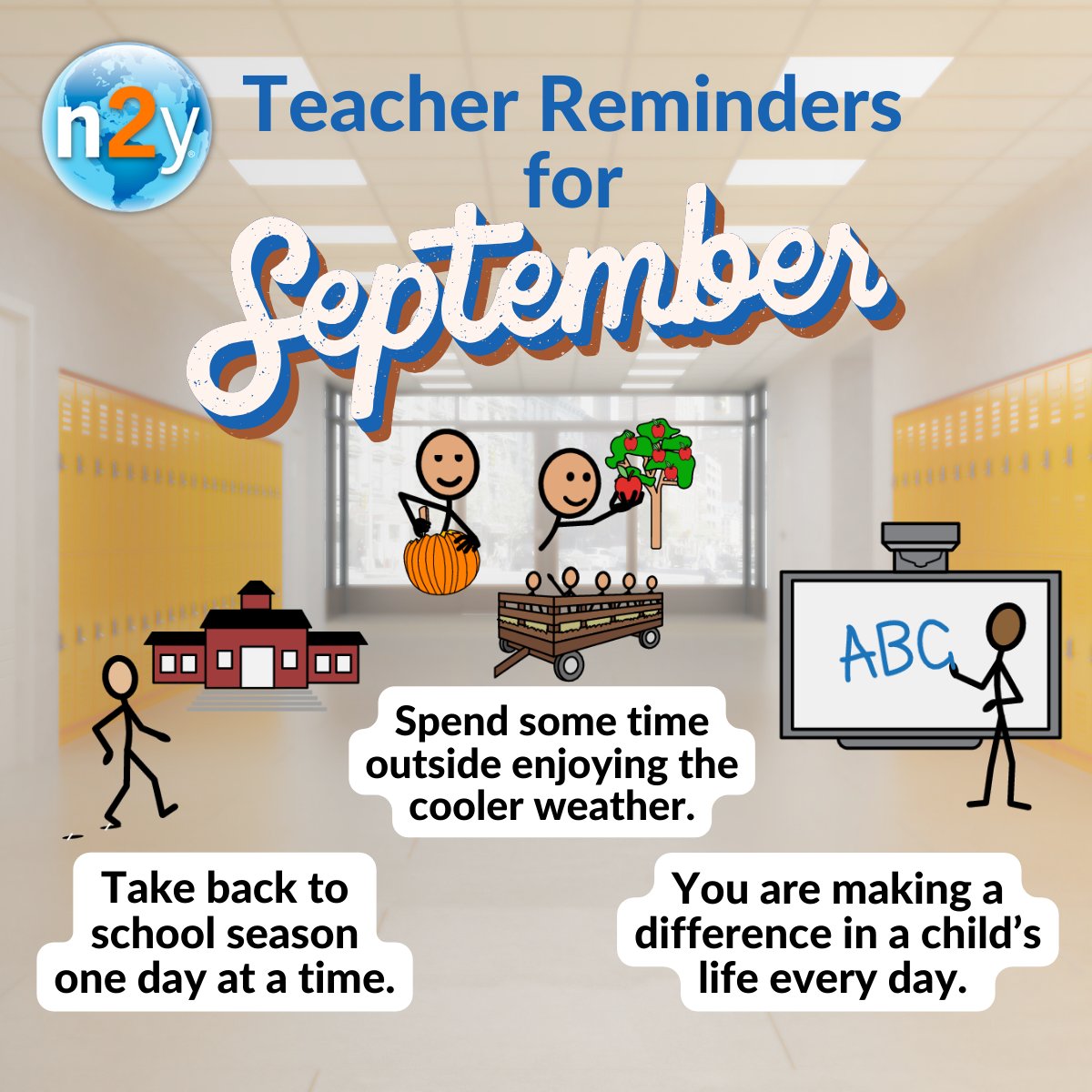Everwayglobal's tweet photo. ๐โ๏ธ Hey there, teacher friends! Can you believe it's already September? Time to sharpen those pencils and get ready to inspire the next generation. Don't forget to take care of yourself too - you've got this! ๐๐
#TeacherLife #BacktoSchool #SeptemberReminders https://t.co/FQGy9YJPo4