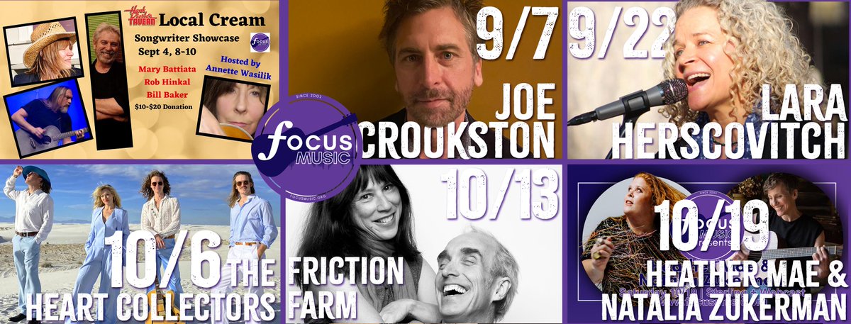Tonight FocusMusic Charlottesville brings Joe Crookston to town, and tomorrow the Takoma Park Folk Festival!
focusmusic.org/campaigns/9677…