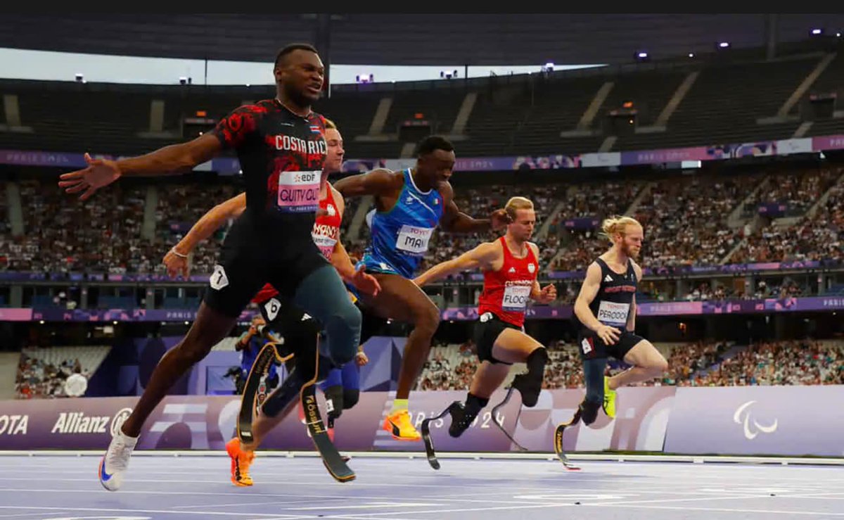 yashinquesadacr's tweet photo. 🚨ORGULLO TICO🚨

✅ Sherman Guity gana ORO en los 200 metros T64 . Con ´RECORD PARALÍMPICO 

✅ SUMA DOS OROS EN PARIS 2024. EL MEJOR DEL MUNDO https://t.co/q2nR9vqYz1