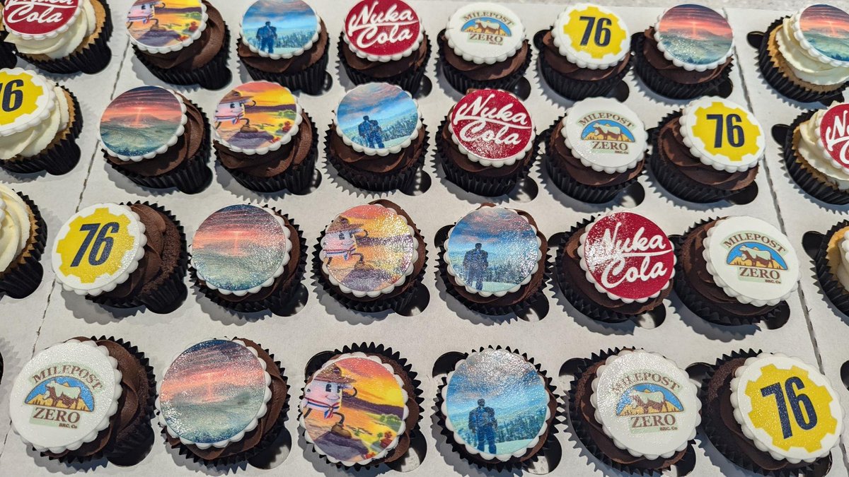 Last night, the 76 crew enjoyed a delightful celebration, generously sponsored by Vault-Tec. #FO76 #Fallout