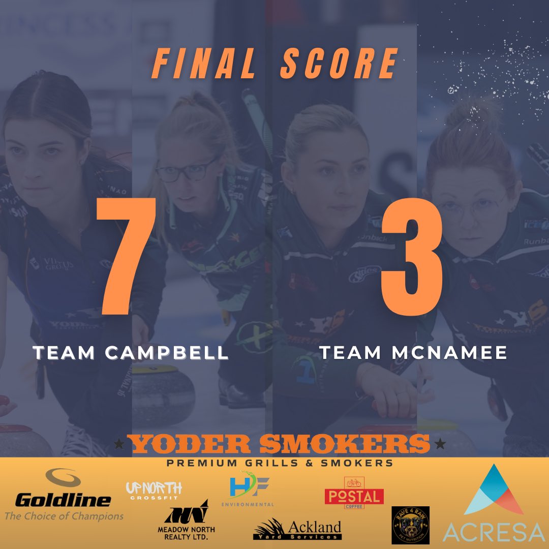 Pulled out a win this morning against McNamee 🥌 

Current record: 1-1 

We will back on the ice this afternoon at 4:30 MDT against Tabata.