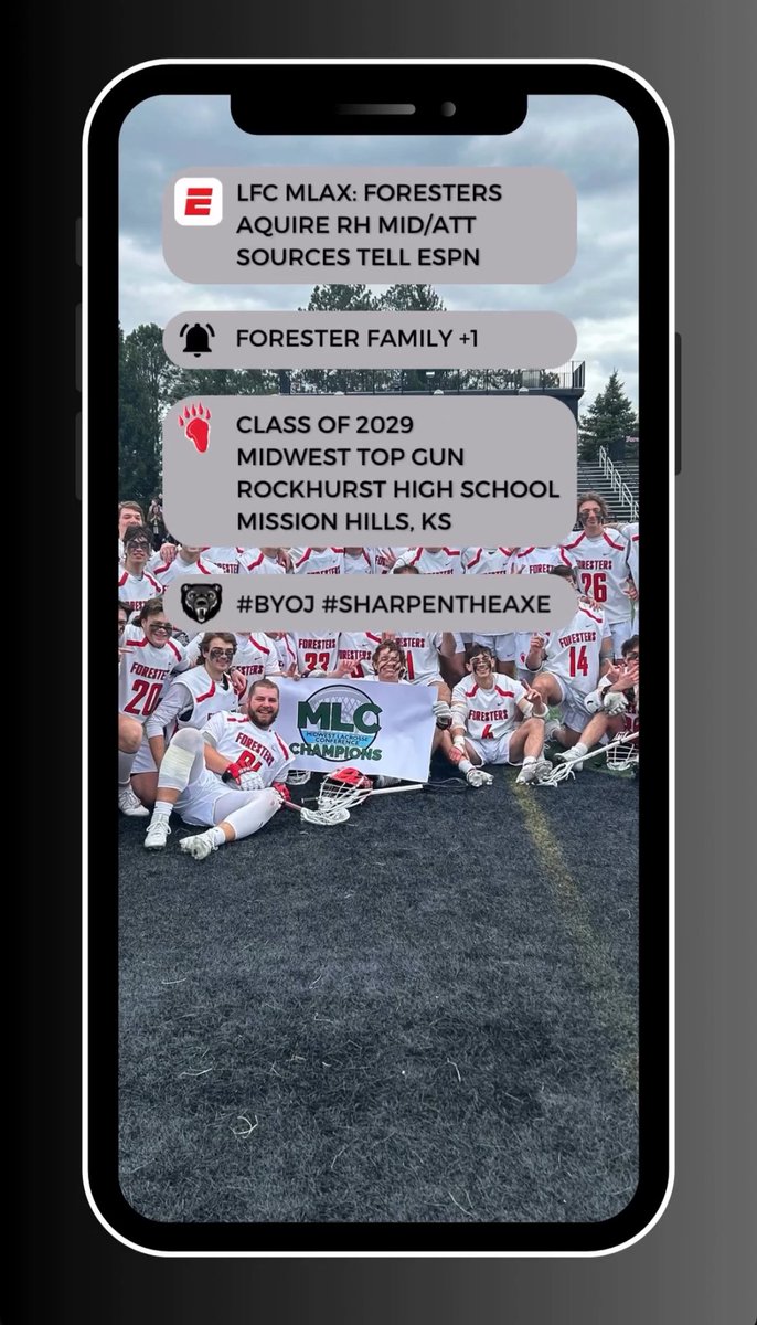 Fletcher Anderson (@fletch1515) on Twitter photo Foresters 29β
Grateful to announce my verbal commitment to Lake Forest College!
<a href="/DanLeff4/">Dan Leff</a> <a href="/MidwestTopGun/">Midwest Top Gun</a> <a href="/RockhurstLax/">Rockhurst Lacrosse</a> <a href="/GoHawklets/">Rockhurst HS Athletics</a> Foresters 29β
Grateful to announce my verbal commitment to Lake Forest College!
<a href="/DanLeff4/">Dan Leff</a> <a href="/MidwestTopGun/">Midwest Top Gun</a> <a href="/RockhurstLax/">Rockhurst Lacrosse</a> <a href="/GoHawklets/">Rockhurst HS Athletics</a>