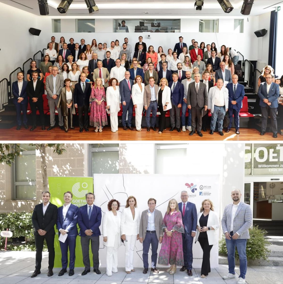 Éxito inauguración alcalde Madrid, <a href="/AlmeidaPP_/">José Luis Martínez-Almeida</a>  Curso Superior de Talento y Liderazgo Politico en el Instituto Goethe. Proyecto liderado por ILP, <a href="/UCAMMurcia/">UCAM Murcia</a>, <a href="/kas_madrid/">KAS España&Portugal</a> y <a href="/GIMadrid/">Goethe-Institut MAD</a>. <a href="/mdcospedal/">Mª Dolores Cospedal</a> <a href="/Mbonilladomingu/">María Jesús Bonilla</a> <a href="/AgustinCondeBj/">Agustin Conde Bajen</a> JAM-Gallego