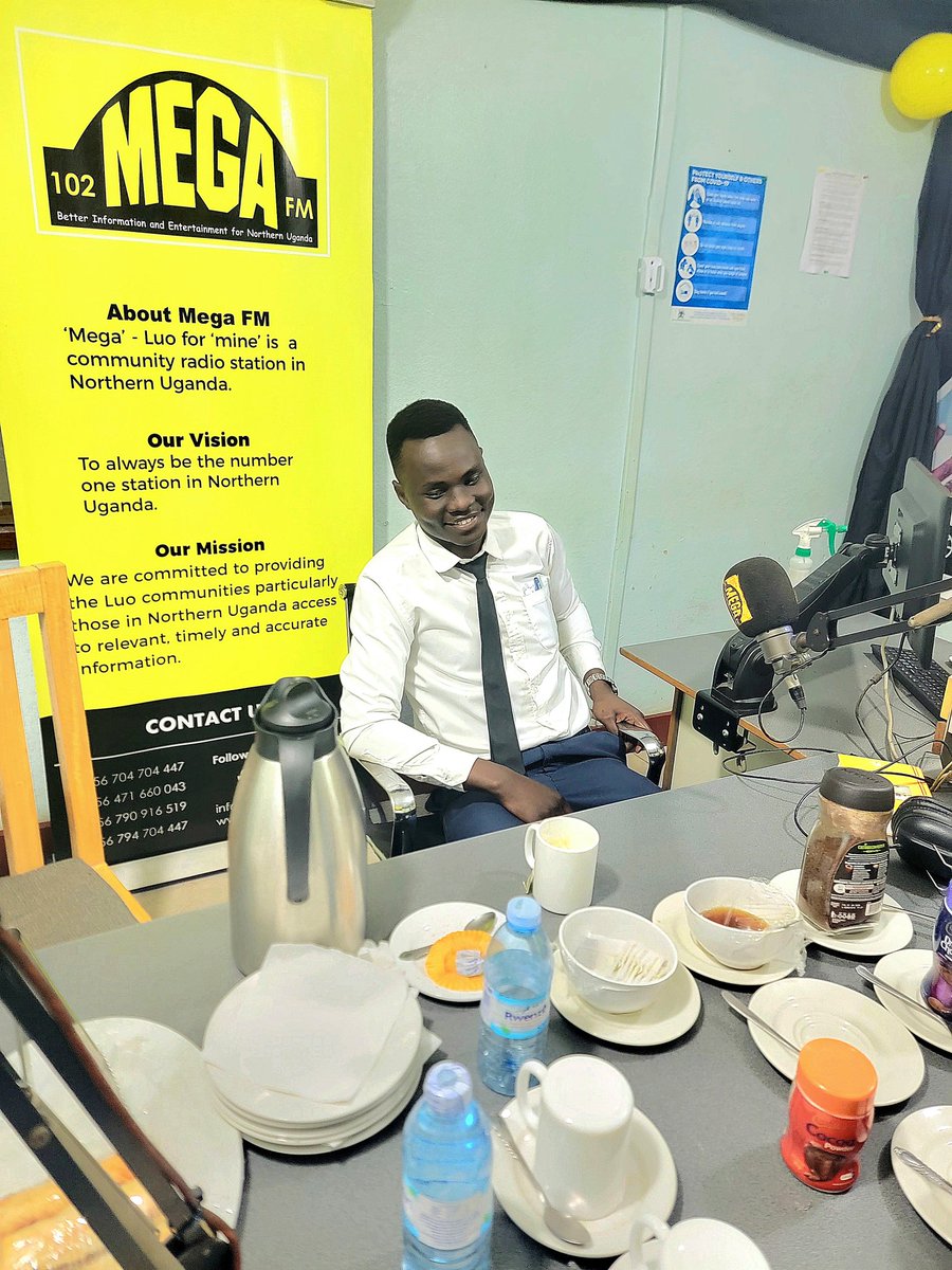 dr_olal's tweet photo. 📚Today on Radio Mega, we discussed the socioeconomic impact of alcohol misuse in Northern Uganda and the urgent need for community action and government support. #AlcoholAwareness #CommunitySupport #PACTAUganda https://t.co/aJKCBit6jS