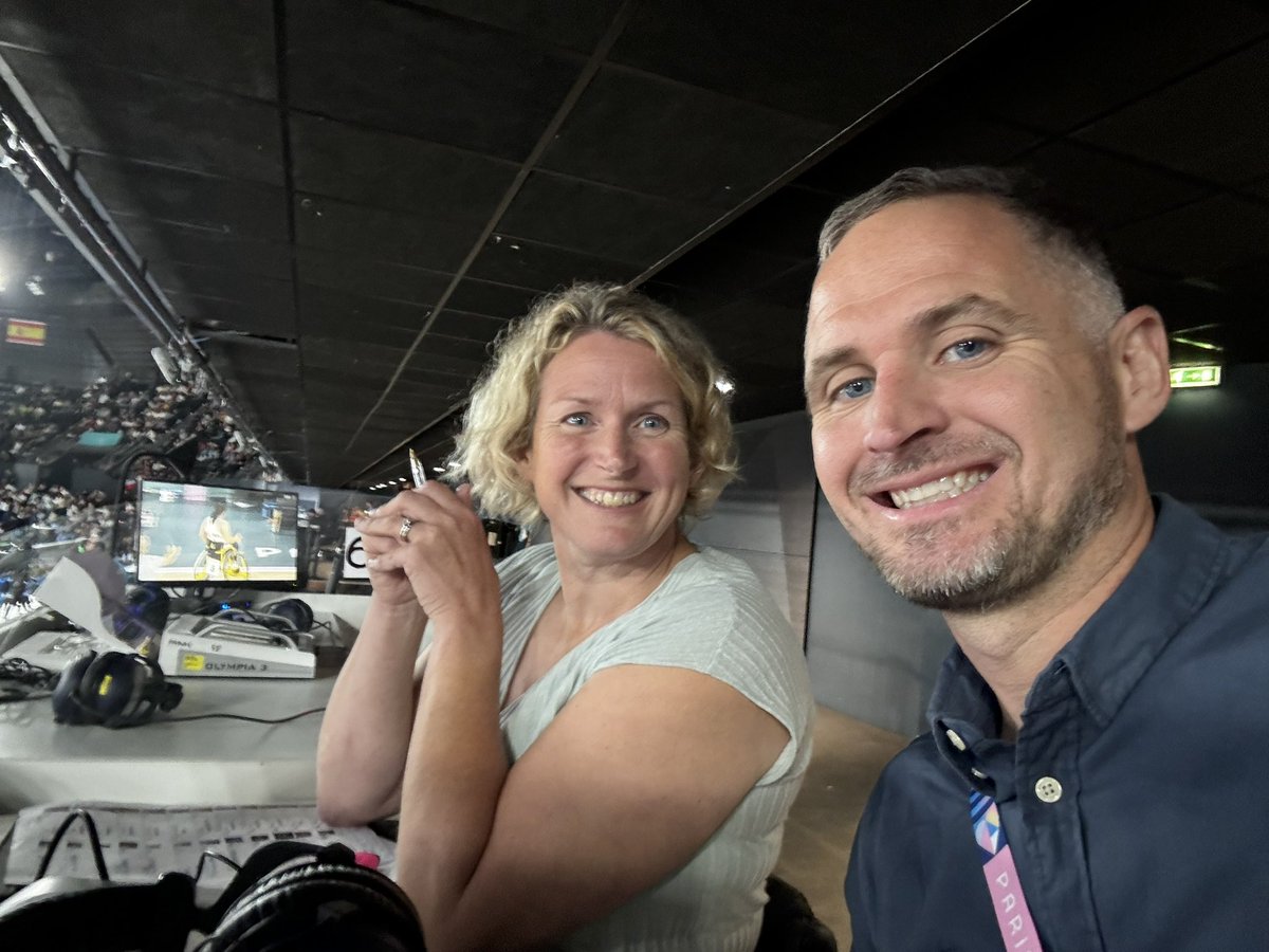 Look who your commentary team for the Paralympic Gold medal game for #Wheelchairbasketball is