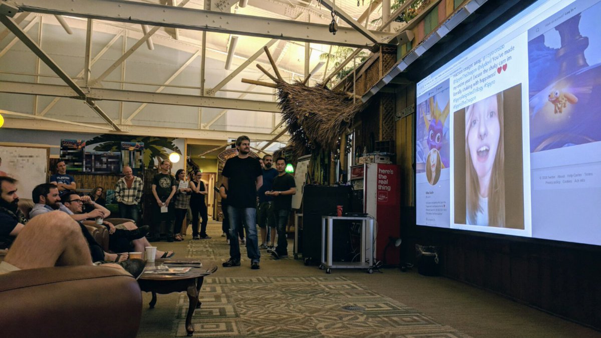 Throwback to 2018: soaking up reactions to Reignited really hit home for us. 🥲 Thanks for reminding us how impactful these games can be #SpyroCommunityDay