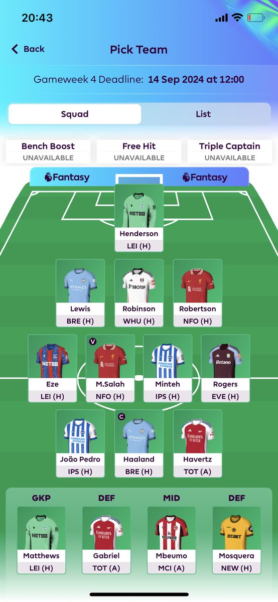 FPL_Fippe's tweet photo. Opinions on this wildcard draft?🫡 https://t.co/OOQGdB5kor