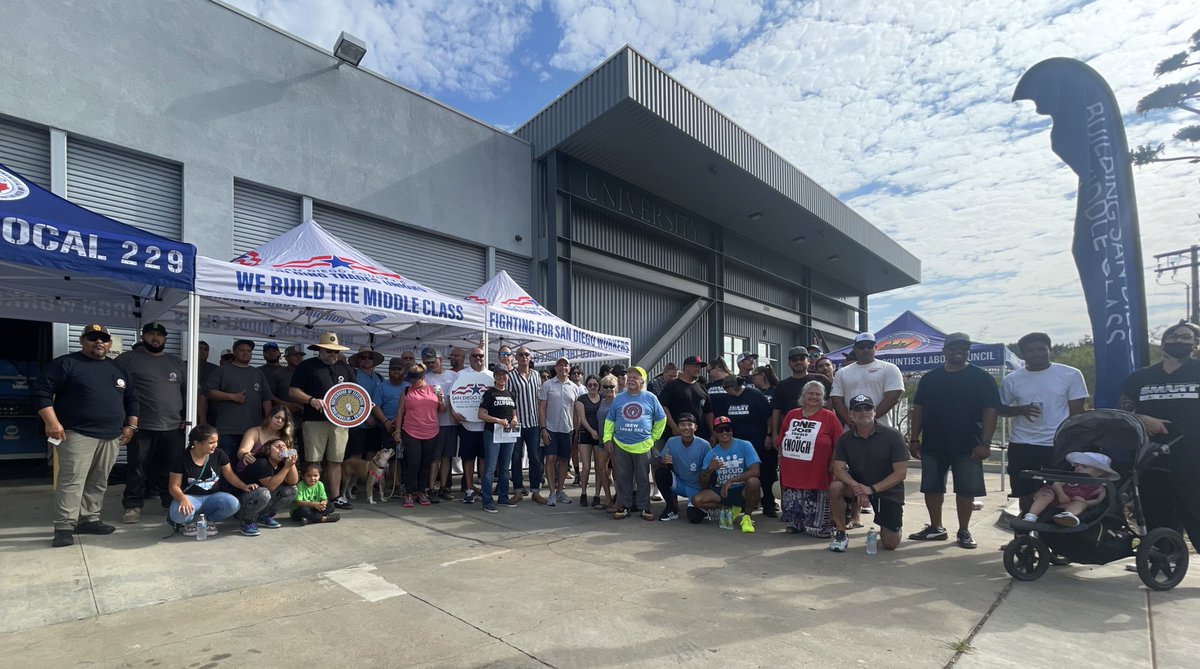 Our Building Trades Council and <a href="/sdlaborcouncil/">San Diego & Imperial Counties Labor Council</a> launched the first walk of our United Labor Field Program! Our unions are ready to fight for the candidates and ballot measures that deliver for working people. 

Thank you <a href="/IWLOCAL229/">IRONWORKERS LOCAL 229</a> for sponsoring! #BTradesFamily #1u