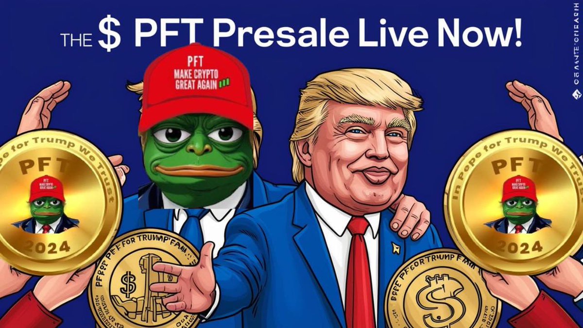 Pepe_4Trump's tweet photo. 🚨 $PFT Presale is LIVE NOW! 🚨
The wait is over—secure your $PFT tokens before they’re gone! 🚀 Don’t miss out on this chance to join the revolution.
🔷 Presale on Gempad NOW: https://t.co/KG6Xpbiya3
💼 Make sure you have ETH and USDT ready!

#PepeForTrump #PFTPresale #LiveNow https://t.co/x503Ij0sV2
