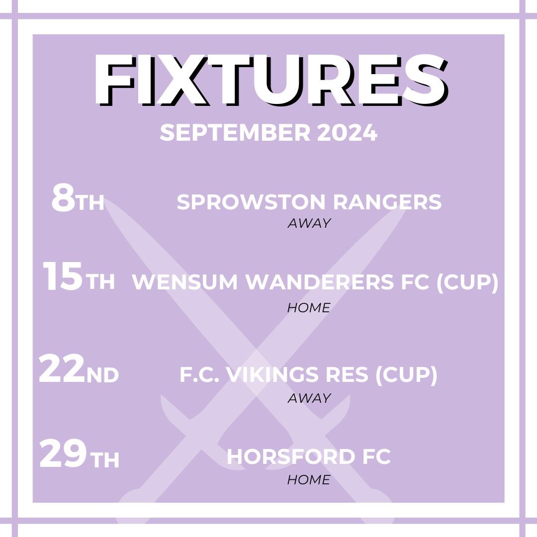The 24/25 season here! Here’s the upcoming opponents for September. This season UpperCross are also taking part in two different cups, the Sunday Junior Cup and The Bernie Hardiman League Cup. Lots of challenges and opportunities for the team to show their all around talent. 💪🏼