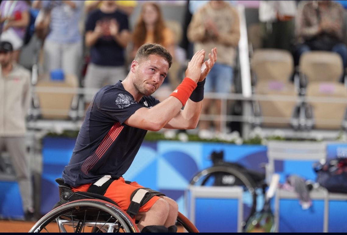 I don’t know where to start. I gave it absolutely everything out there today and it hurts to narrowly miss out but I couldn’t be prouder of the fight and efforts in the match. 

It’s been an absolute honour representing <a href="/ParalympicsGB/">ParalympicsGB</a> and flying the flag 🇬🇧