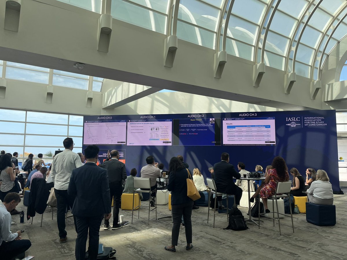 When you want to attend every session at the same time 😂 #WCLC24 #multitasking