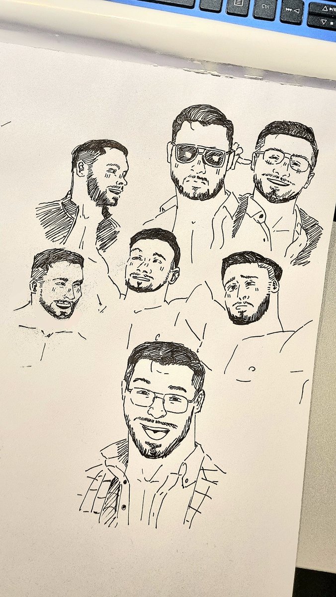 Capuchinn0's tweet photo. Pen sketches of @OfficialEGO https://t.co/A6AlgIxbgR