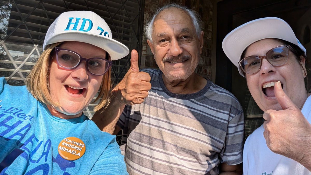 plesafortexas's tweet photo. Our morning #blockwalk is a launch 🚀 and voters in #HD70 are ready to have their voices heard! Thank you to our early birds who had coffee with us — looking forward to seeing everyone at our second launch. 

#CollinCounty 🩵 #PlesaForThePeople https://t.co/39tdRKORt9