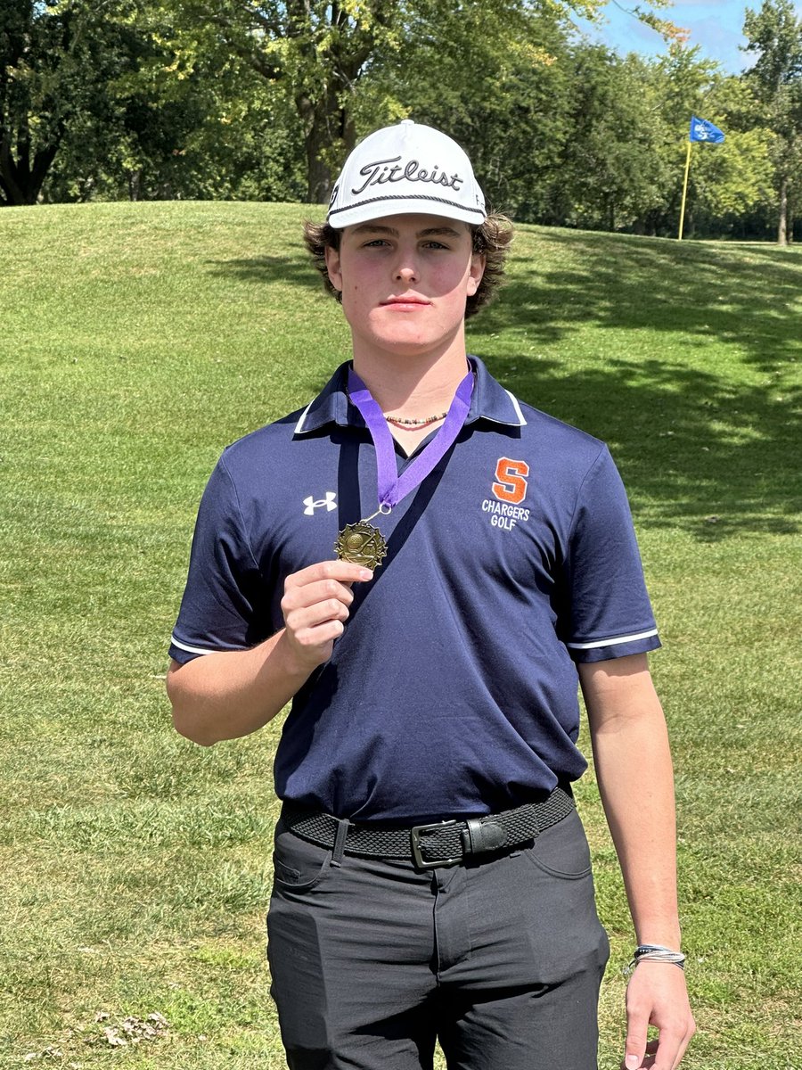 Congrats to Logan Faubel for his 4th place finish out of a field of 74 golfers at the St. Rita Shootout.  Logan placed 4th with a score of 75!!! Way to go!