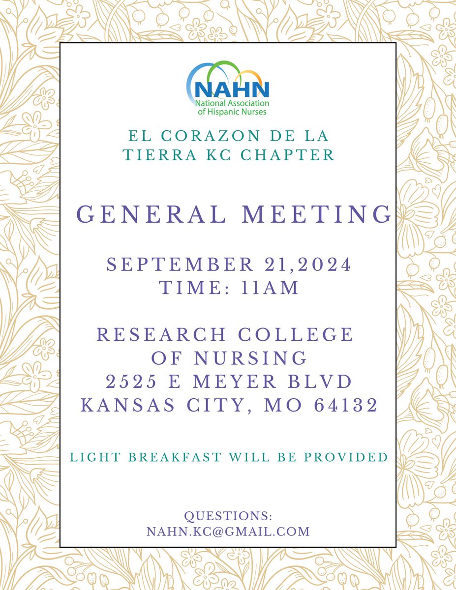 NAHNKC's tweet photo. Join us Saturday, September 21st at 11 am for our general meeting! See you all there! https://t.co/mAtAhK71YO